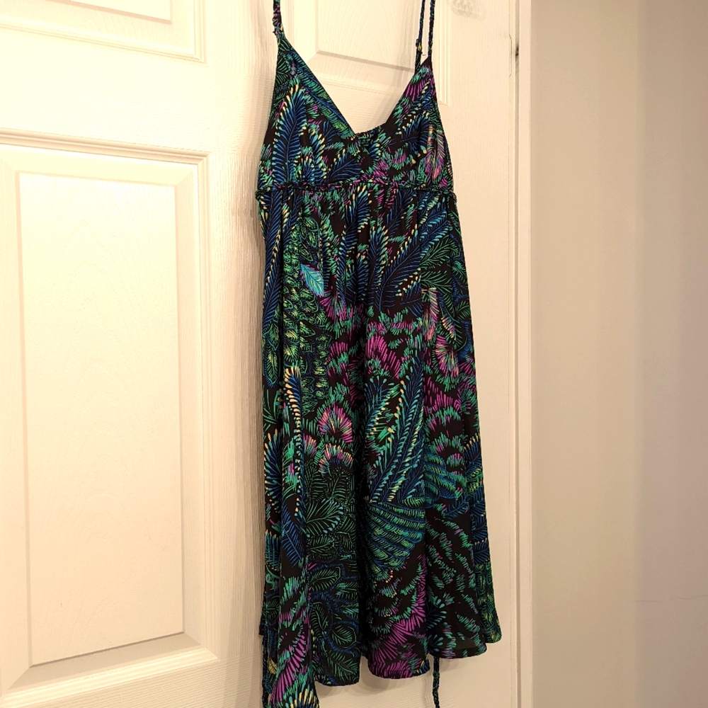 Colorful print dress